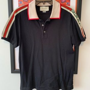 Gucci Polo Gucci stripe